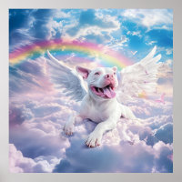 Regenboogbrug, Witte Hond in de Hemel