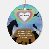 Regenboogbruggen Keramisch Ornament (Links)