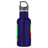 Regenboogbubels Waterfles (Achterkant)