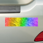 RegenboogBumpersticker 01 Bumpersticker (Op auto)
