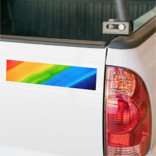 RegenboogBumpersticker Bumpersticker