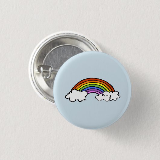 RegenboogButton Ronde Button 3,2 Cm (Voorkant /achterkant)