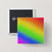 RegenboogButton Vierkante Button 5,1 Cm (Voorkant /achterkant)