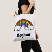 RegenboogCanvas tas (Dichtbij)