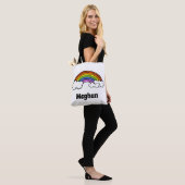 RegenboogCanvas tas (Op model)