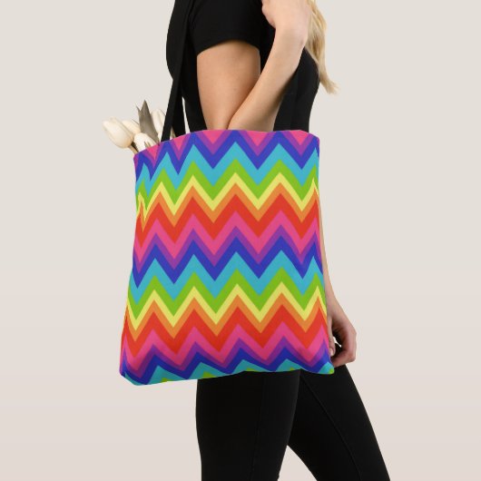 RegenboogCanvas tas (Dichtbij)