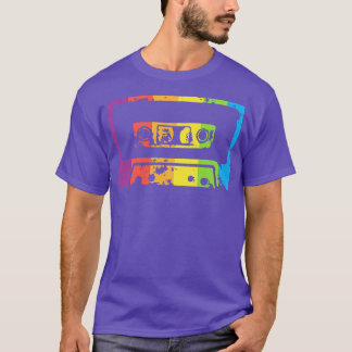 RegenboogCassettebandje T-shirt