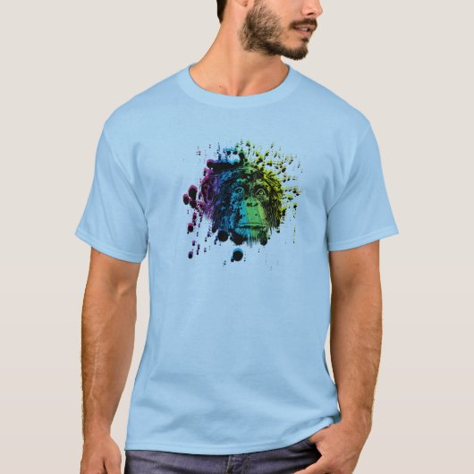 Regenboogchimpansee T-shirt (Voorkant)