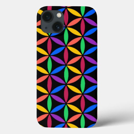 Regenboogcirkels Case-Mate iPhone hoesje (Achterkant)