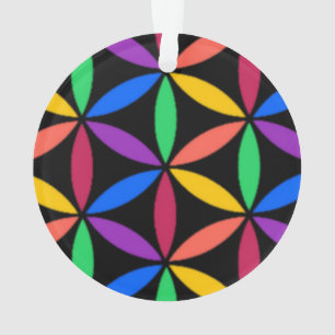 Regenboogcirkels Ornament