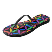 Regenboogcirkels Teenslippers (Schuin)