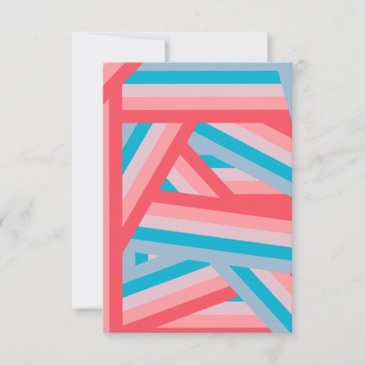 Regenboogcollage Bedankkaart (Voorkant)