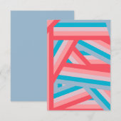 Regenboogcollage Bedankkaart (Voorkant / Achterkant)