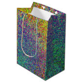 RegenboogConfetti Medium Cadeauzakje (Voorkant Gekanteld)