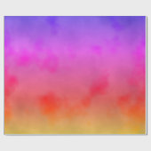 Regenboogdamp Cadeaupapier (Vlak)