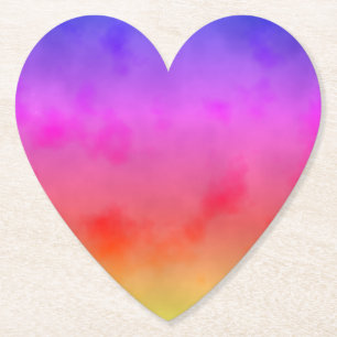 Regenboogdamp Kartonnen Onderzetters