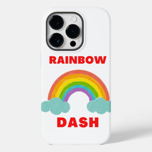 Regenboogdasje Case-Mate iPhone Case (Achterkant)