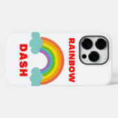 Regenboogdasje Case-Mate iPhone Case (Achterkant (horizontaal))