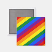 regenboogdiagonaal stremming patroonmagneet magneet (Voorkant / Achterkant)