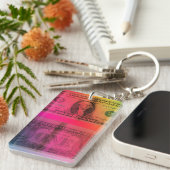 Regenboogdollar Sleutelhanger (Voorkant Rechts)