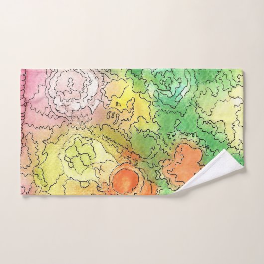 regenboogdoolhof handdoek (Handdoek)