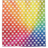 Regenboogdot Douchegordijn (Voorkant)