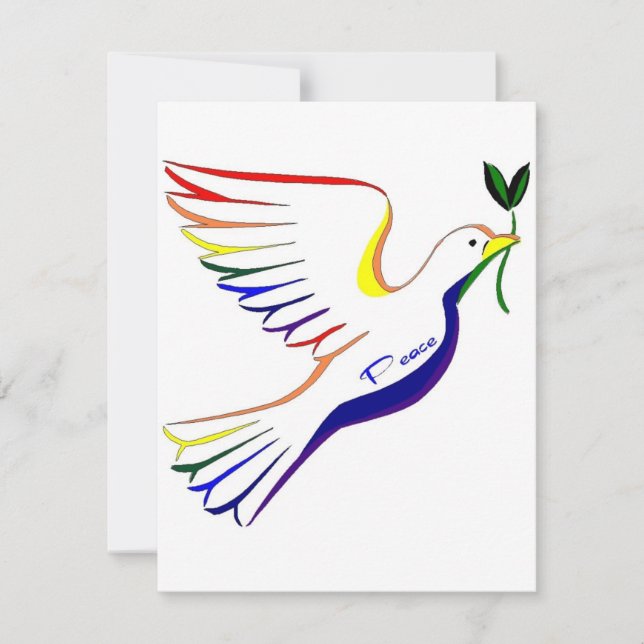Regenboogdove (Voorkant)