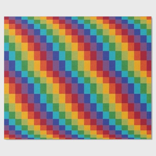 regenboogdozen cadeaupapier (Vlak)