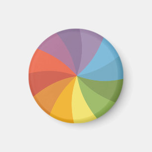 Regenboogdraaiend wiel magneet