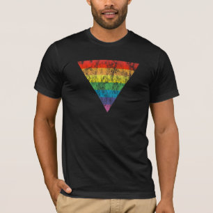 regenboogdriehoek t-shirt