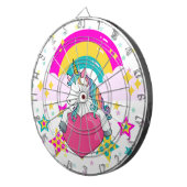 Regenboogeenheid met sterren dartbord (Voorkant Rechts)
