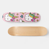 Regenboogeenhoorn Skateboard (Horizontaal)