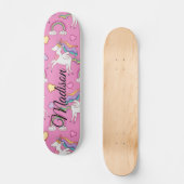 Regenboogeenhoorn Skateboard (Voorkant)
