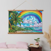 Regenboogeiland Hangend Wandkleed (Slaapkamer)