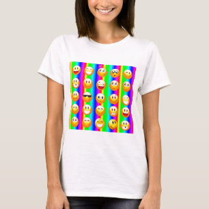 regenboogemoji t-shirt