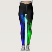regenboogequalizer leggings (Voorkant)