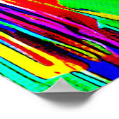 Regenboogexplosie Poster (Hoek)