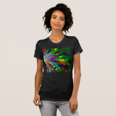 Regenboogexplosie T-shirt (Voorkant volledig)