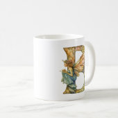 Regenboogfee initiële 'B' Koffiemok (Voorkant rechts)