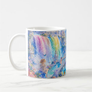 Regenboogfee Waterval Fantasie Mok