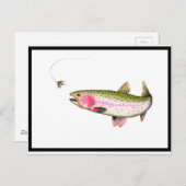 Regenboogforel Briefkaart (Voorkant / Achterkant)