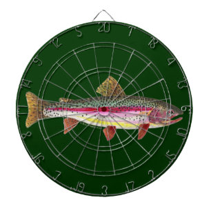 Regenboogforel Dartbord
