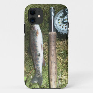 regenboogforel en vliegreel iPhone 11 hoesje