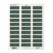 Regenboogforel - Fly Fisherm Retouradreslabel Etiket (Full Sheet)
