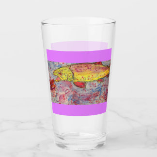 Regenboogforel Glas