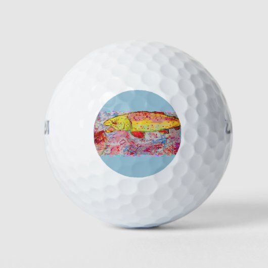 regenboogforel golfballen (Voorkant)