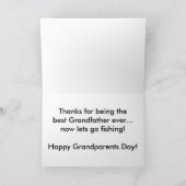 Regenboogforel Grootouders Dag Kaart (grote druk) (Binnen)