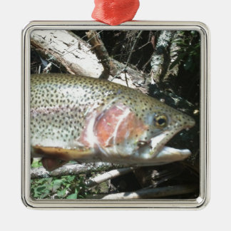 Regenboogforel Metalen Ornament