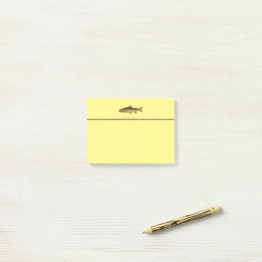 regenboogforel Post-it® notes (Op bureau)