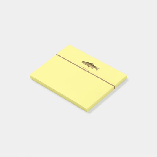 regenboogforel Post-it® notes (Schuin)